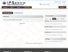 Tablet Screenshot of forum.ipsentry.com